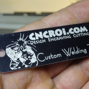 50 x Anodized Aluminium Tags (25 x 76 mm or 1 x 3")