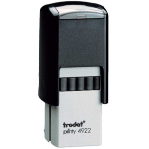 Trodat Original Printy 4922 Custom Self-Inking Stamp (20 mm or 13/16" square)