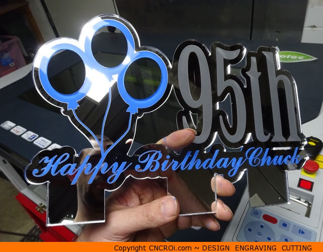 Custom 95th Birthday Cake Topper