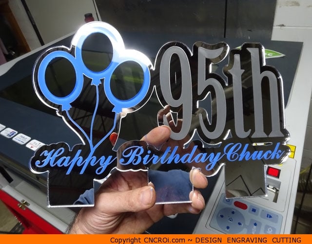 Custom 95th Birthday Cake Topper