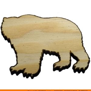 0002-bear-grizzly-b Custom Animal Plywood Silhouettes