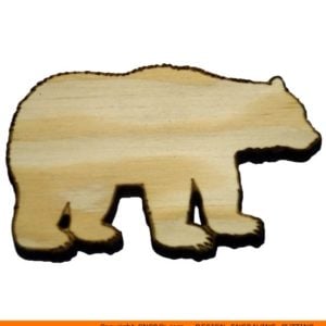 0004-bear-polar Custom Animal Plywood Silhouettes