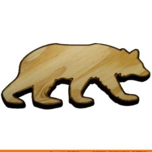 0005-bear-running Custom Animal Plywood Silhouettes