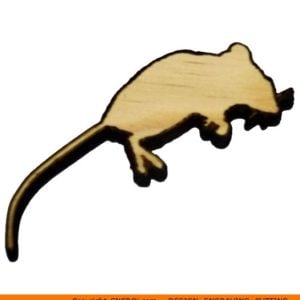 0008-dead-mouse Custom Animal Plywood Silhouettes