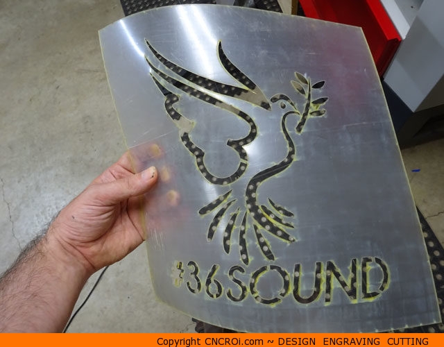 Custom Polycarbonate Stencil