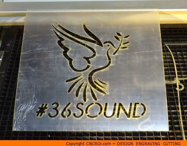Custom Polycarbonate Stencil