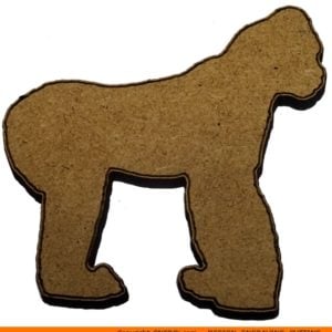 0018-ape-silverback custom animal shape