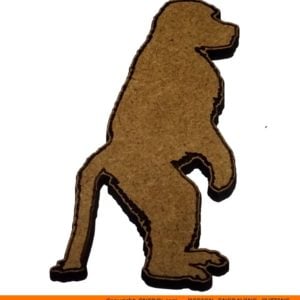0019-baboon-standing custom animal shape