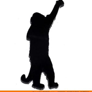 0023-monkey-standing custom animal shape stickers