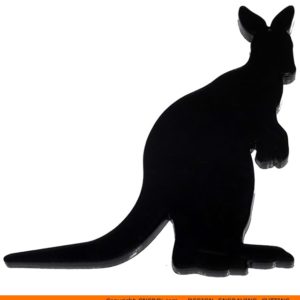 0026-kangaroo1 custom animal shape stickers