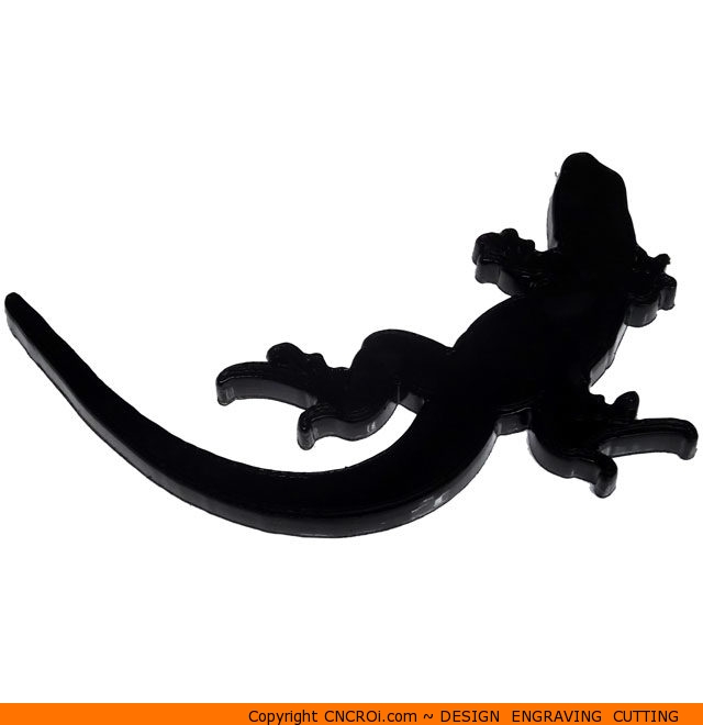 0032-iguana-walking custom animal shape stickers