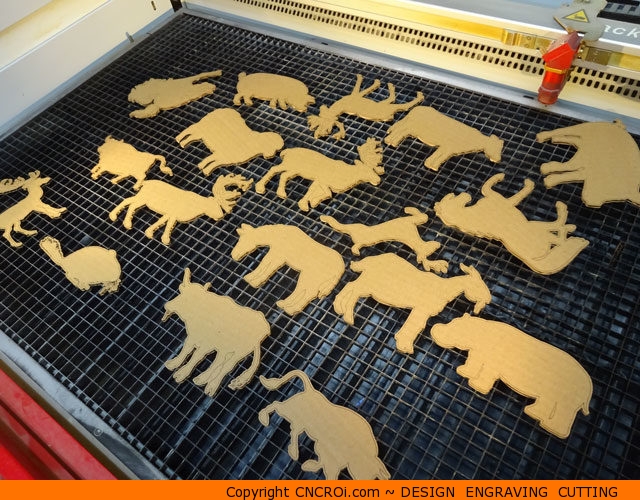 custom cardboard animals