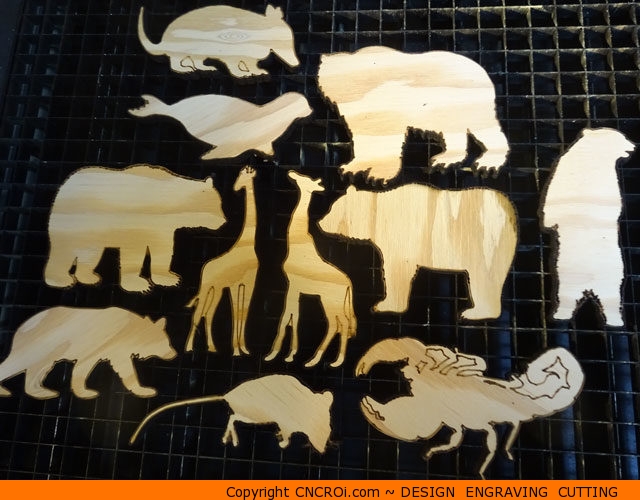 Custom Animal Wood Shapes