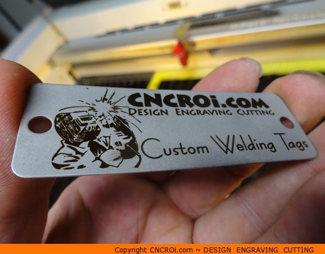 Custom Matte Finish Welding Tags
