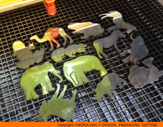 custom laminated animals