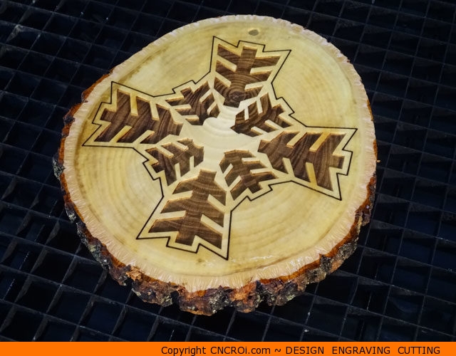 Custom Live Edge Ornament