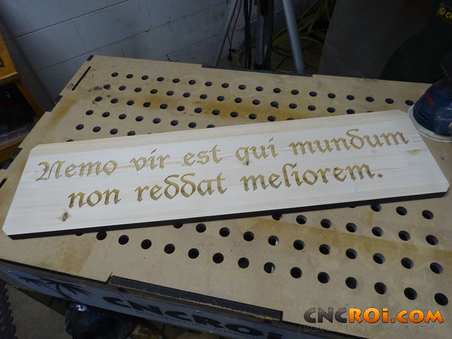Pine Door Sign: 3/4" (18 mm) Laminated Pine