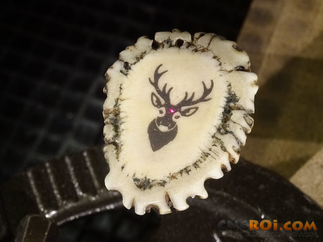 Laser Engraving Antler Knives