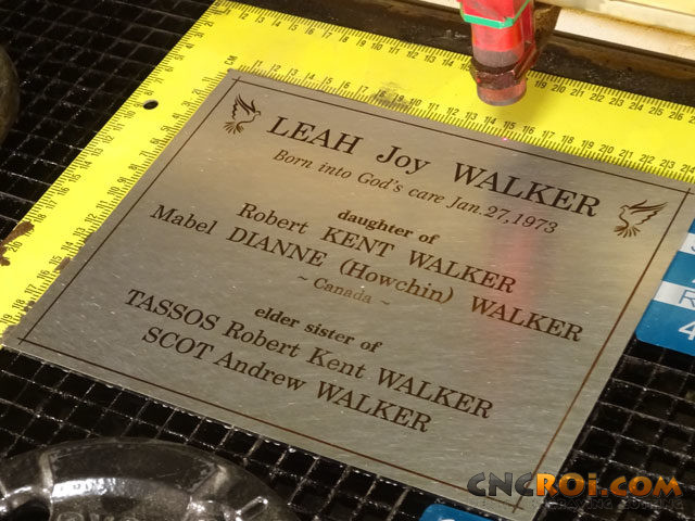 Custom Memorial Plate