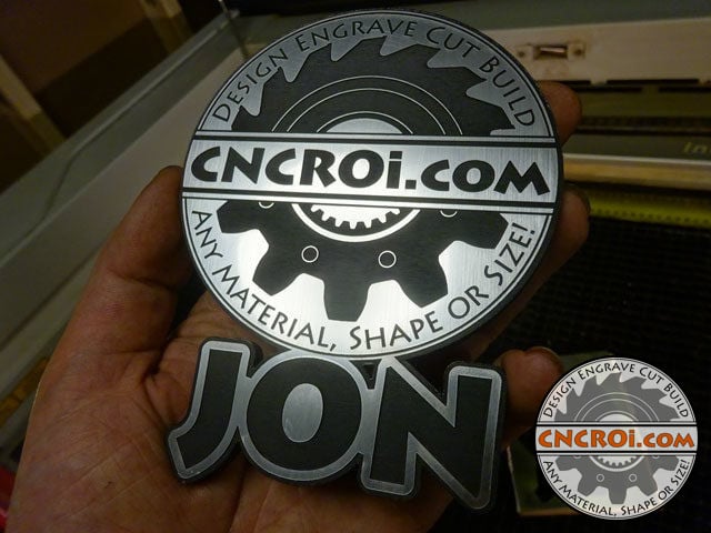 Metal Lamacoid Name Tag