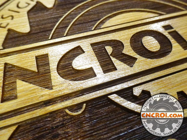 Dark Laser Engraving Bamboo