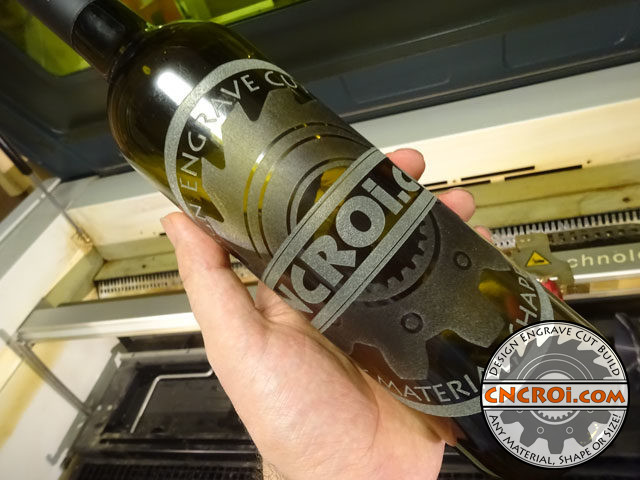 Wine Bottle Engraving