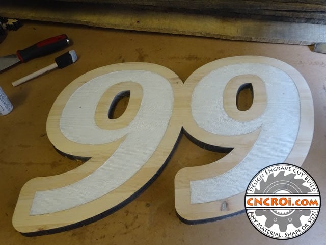 Country House Number Sign