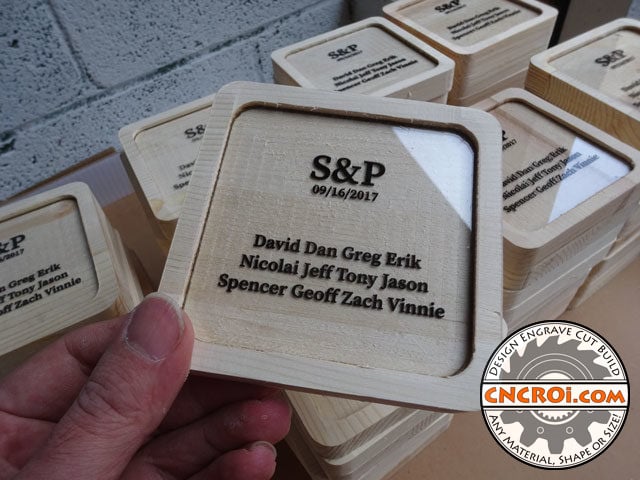 Custom Wedding Coasters