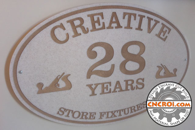 Corporate Corian Sign