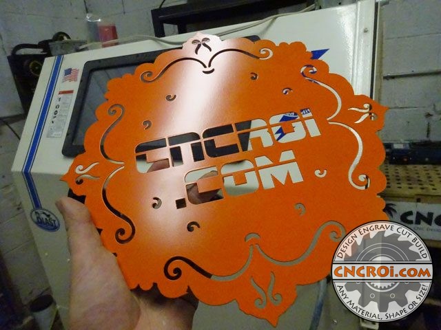 Custom Metal Shop Signs! CNC Waterjet Cutting, Sand Blasting & Finishing