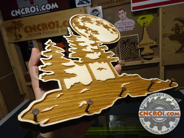Custom Wood Key Holder