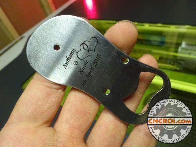 Custom Metal Annealing: Stainless Steel Sandal Shape Wedding Favors