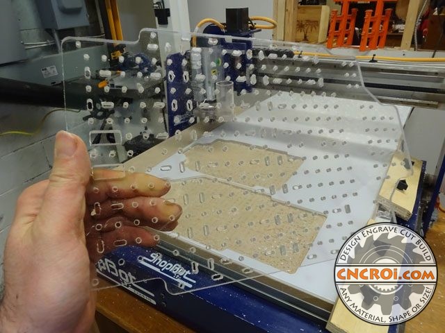Custom Polycarbonate Parts: CNC Routing 1/4" or 6 mm