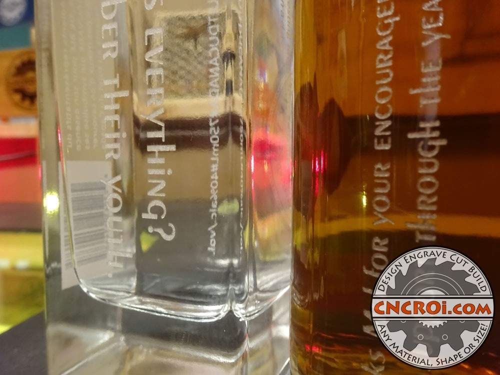 Spirit Bottle Engraving
