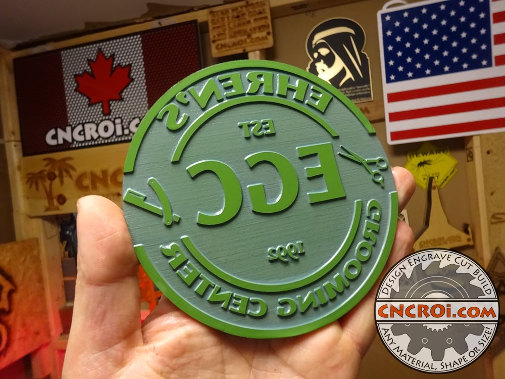 Custom 5" Round Stamp
