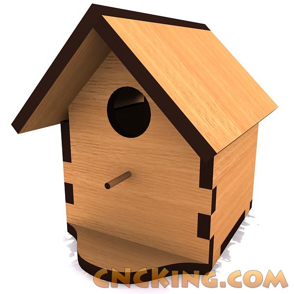 Bird House B - CNCKing.com