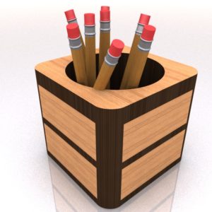 Pen and Pencil Holder D