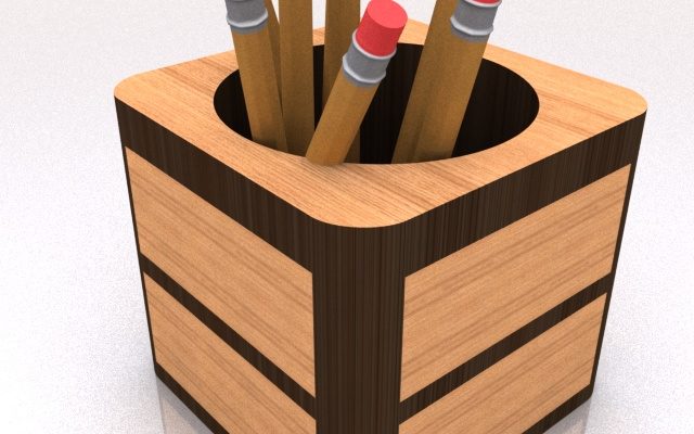 Pen and Pencil Holder D