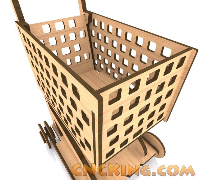 shopping cart clipart 3d cnc