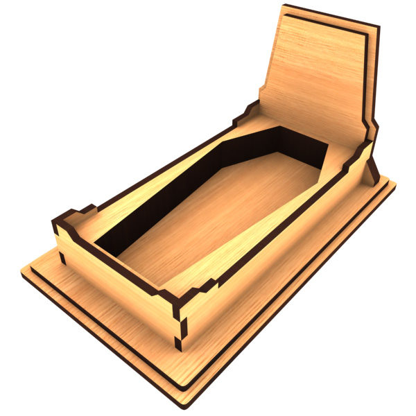 Halloween Serving Coffin