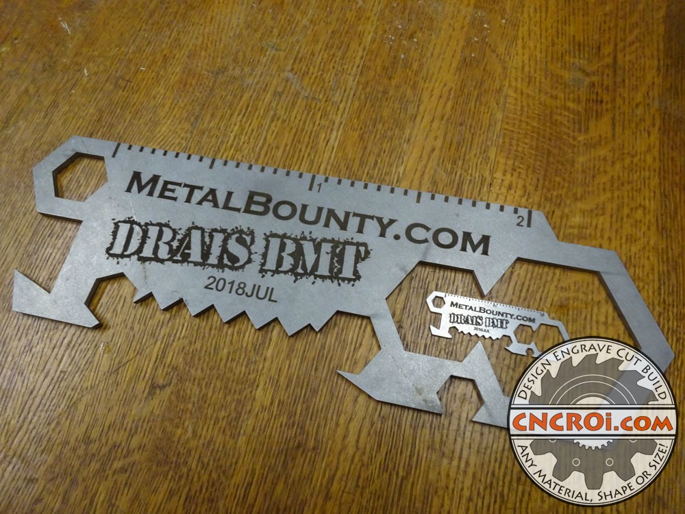 Custom Metal Prop: Waterjet + Laser
