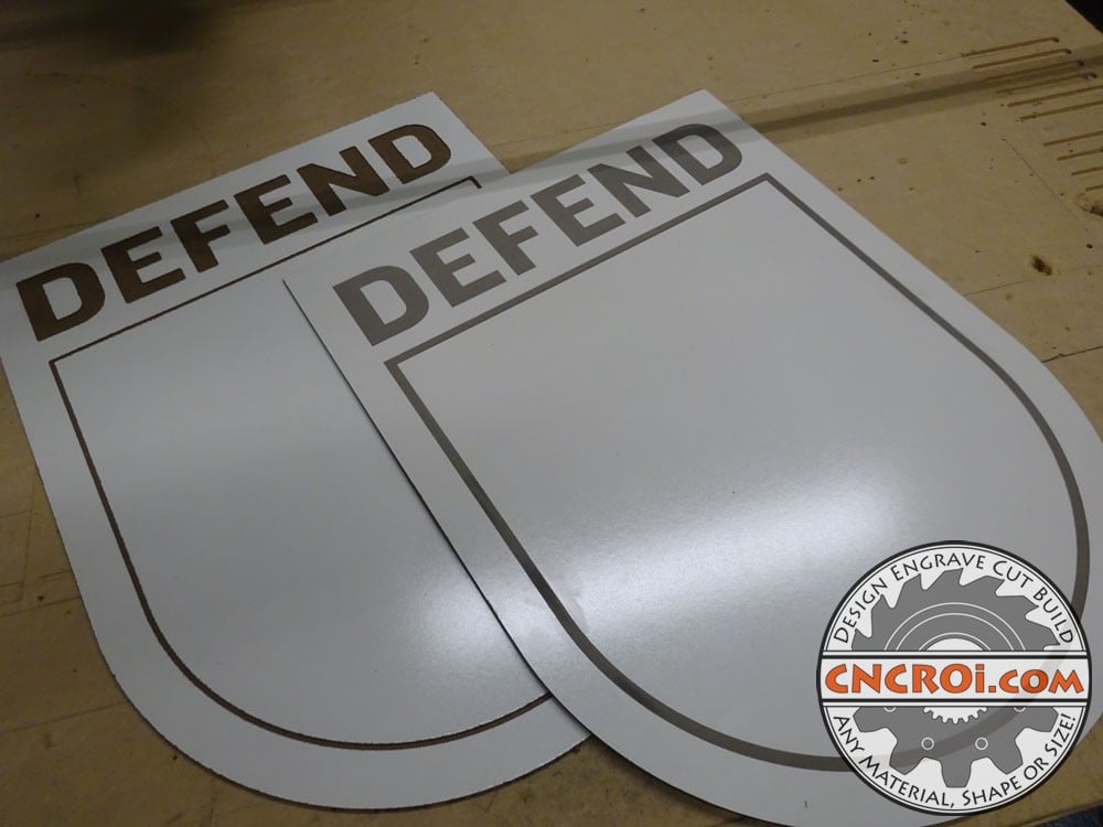 Whiteboard Shield: CNC Router VS CNC Laser