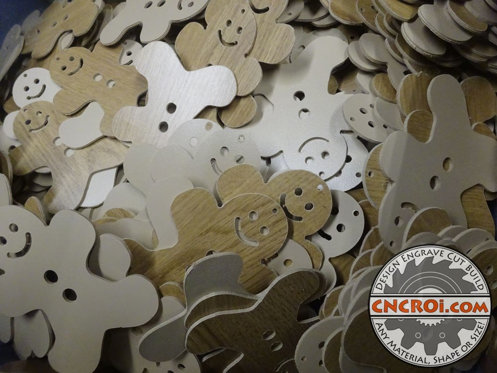 Solid Formica Gingerbreads: Custom Christmas Ornaments