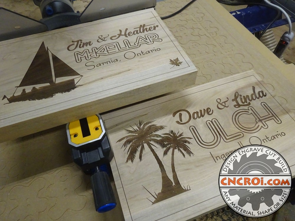 custom maple cottage sign
