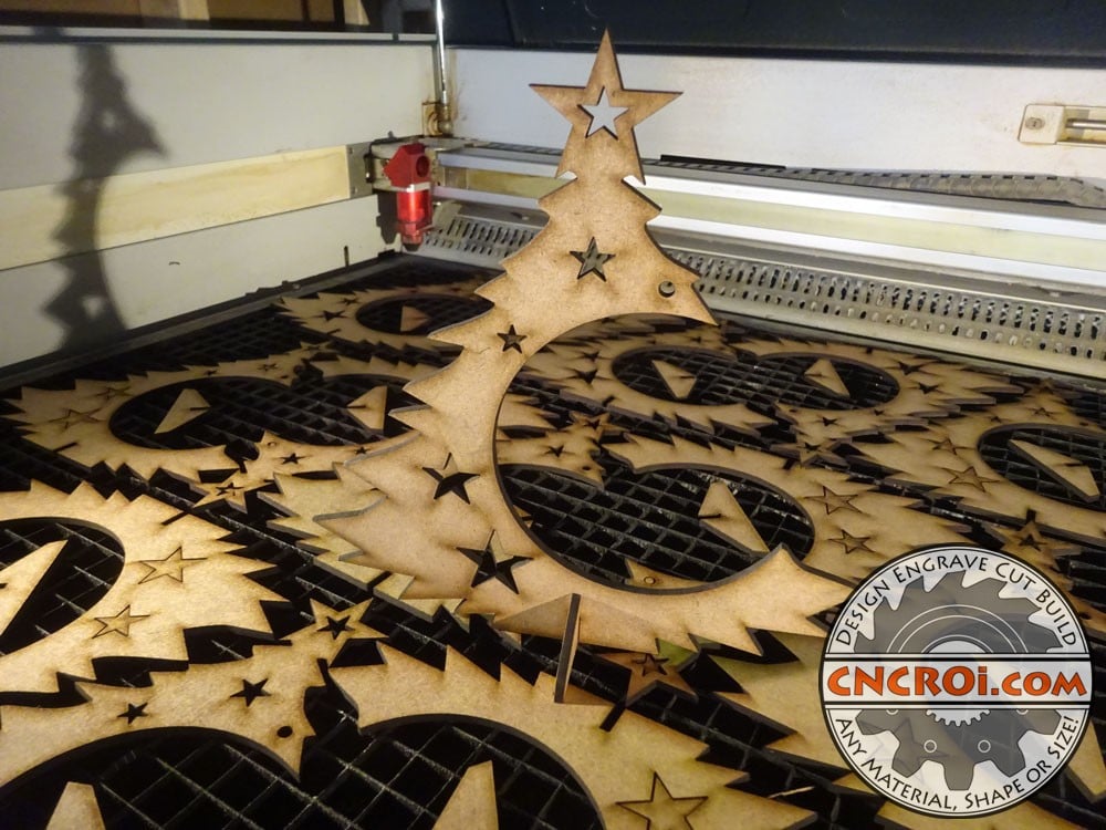 Custom Shapes & Designs: CNC Lasering MDF