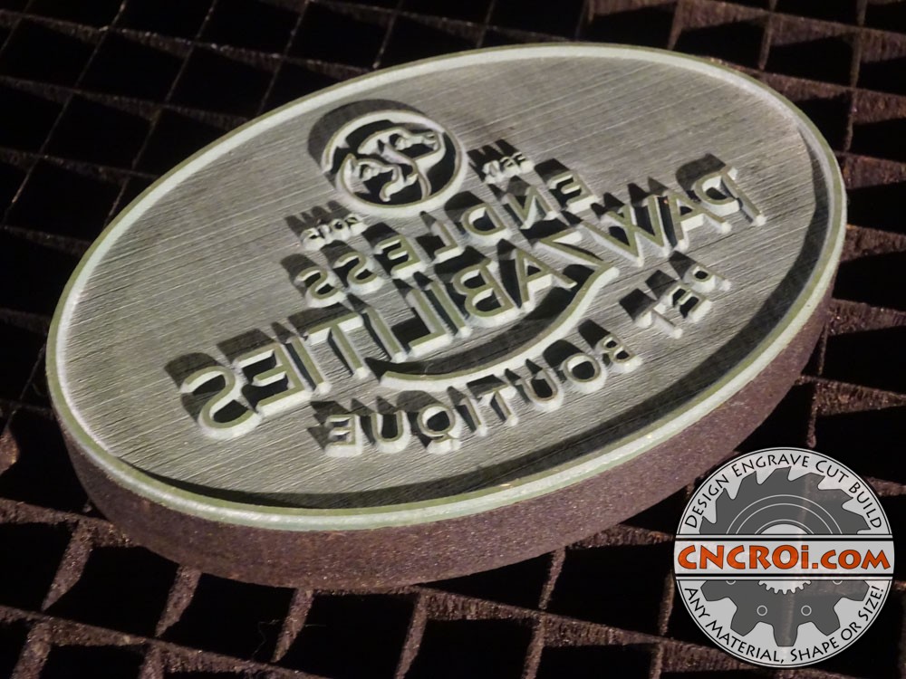 Custom Oval Rubber Stamp