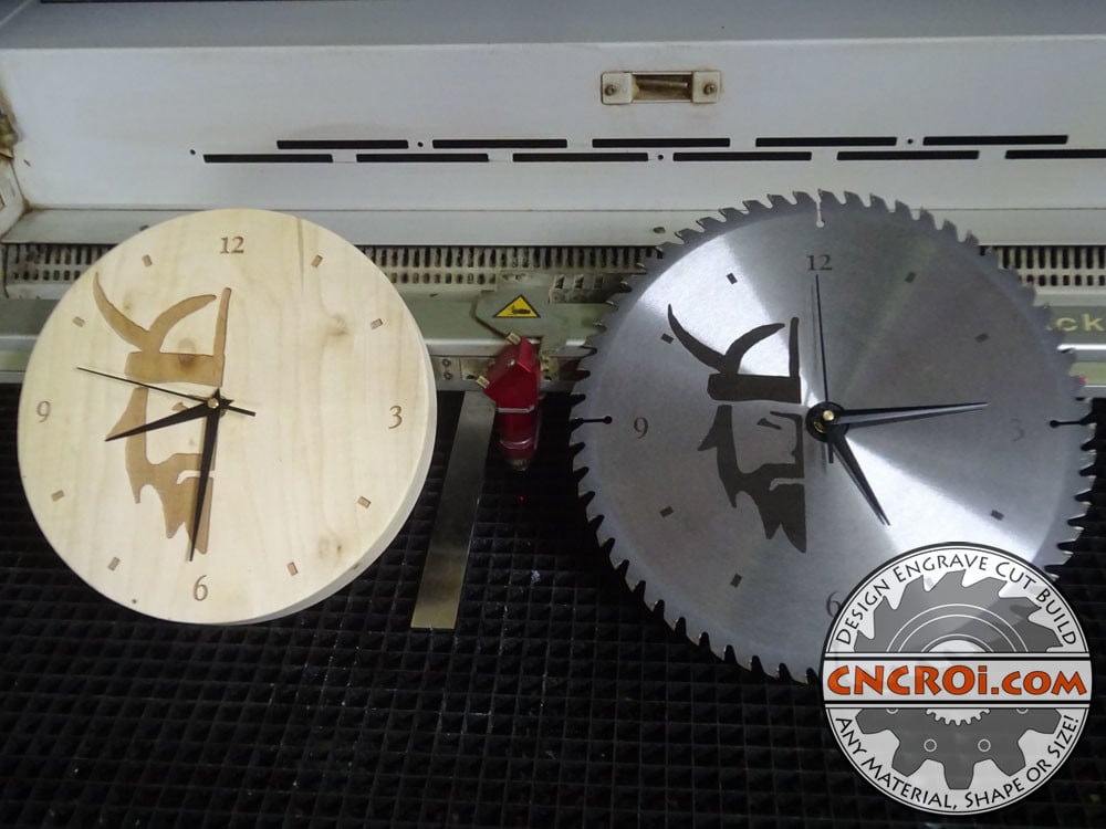 Custom Clocks: Live Edge Maple & Carbide Saw Blade