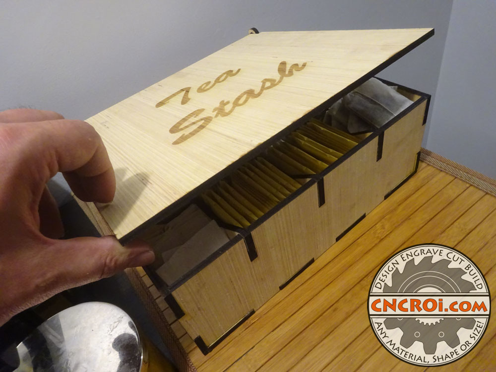 Custom Plywood Tea Bag Holder