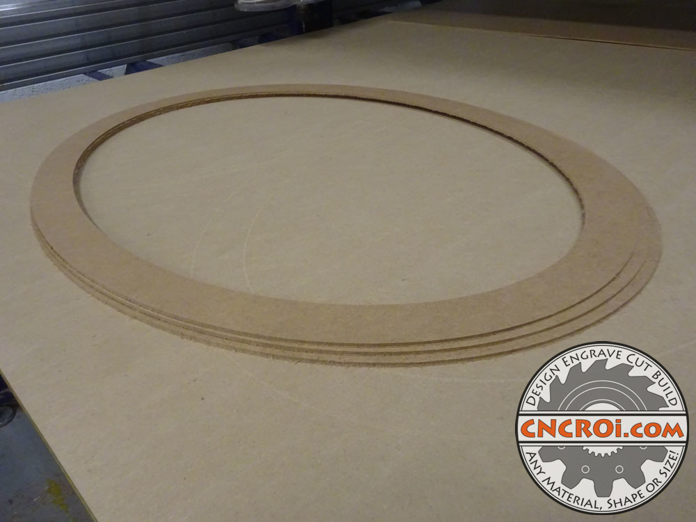 Custom MDF Ovals: CNC Router 1/8" or 3 mm