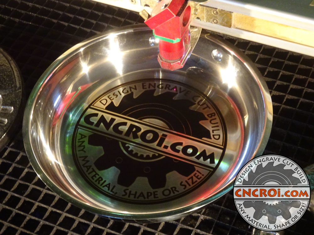 Steel Pan Branding: CNC Fiber Laser Etching
